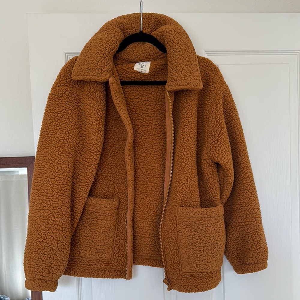 Billabong Tan Sherpa Jacket